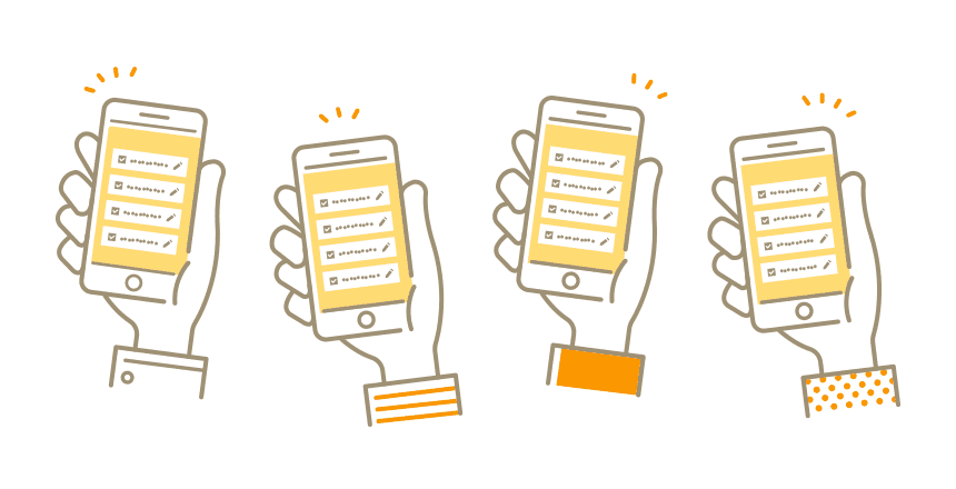 複数人での日程調整も簡単にシェアして調整できる